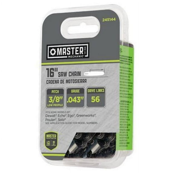 Oregon Cutting Systems 245144 16 in. Master Mechanic Micro Lite 90SG Replacement Cutting Chain for 56 Drive Links