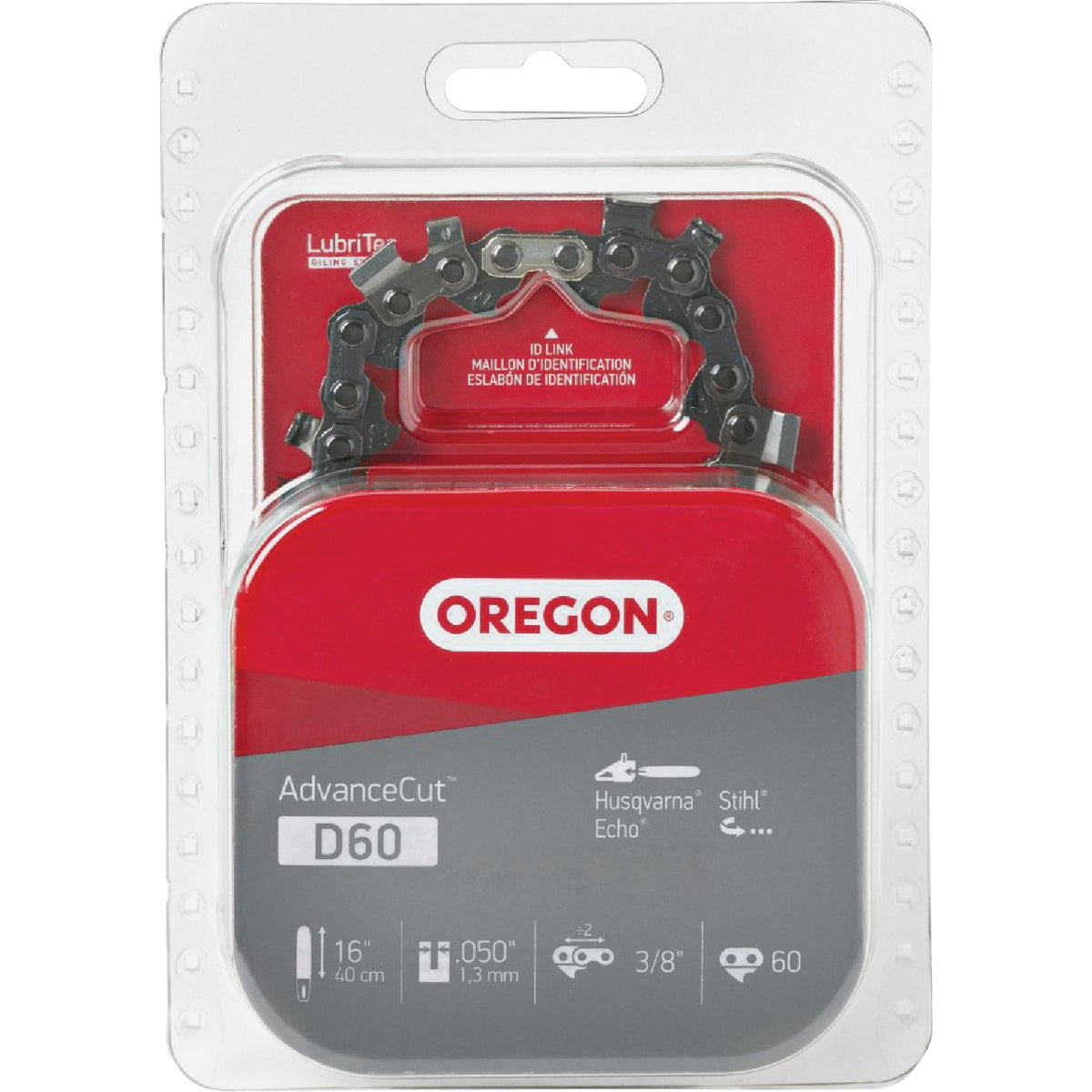 Oregon D60 AdvanceCut Replacement Chainsaw Chain for 16-Inch Guide Bars ...