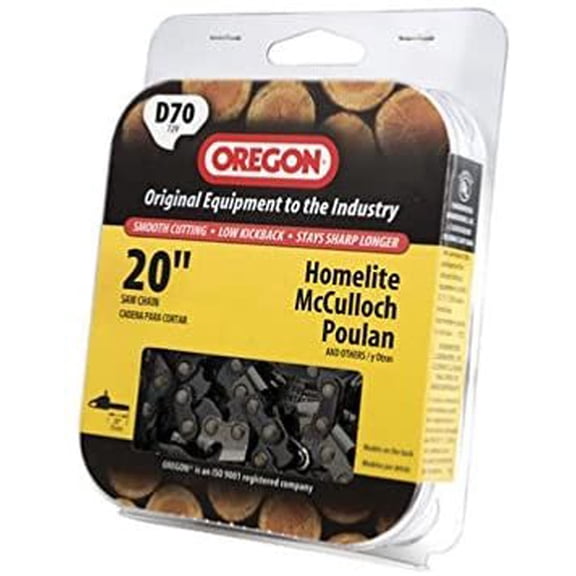 Oregon D70 20" Full Chisel Cutting Chain