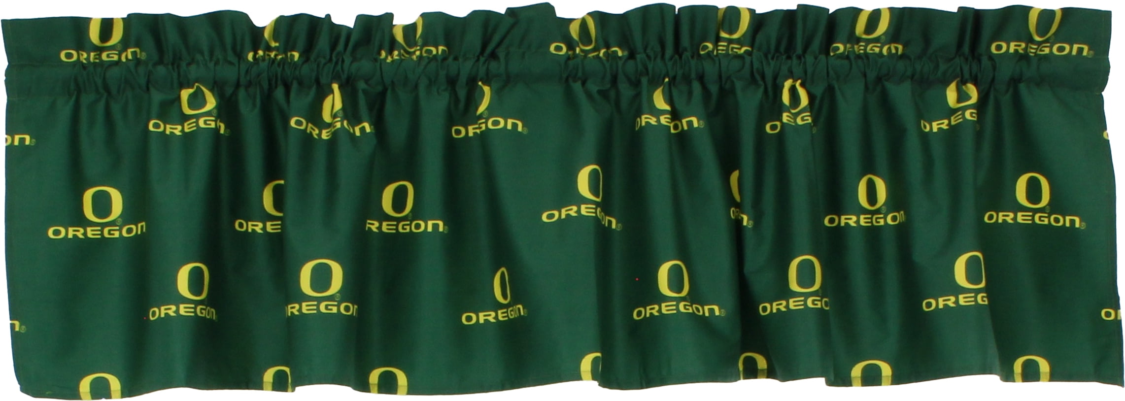 Oregon Ducks 100% Cotton, 84" x 15" Curtain Valance, 1 Panel