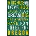 thumbnail image 1 of Oregon Ducks 11" x 19" In This House Sign, 1 of 2