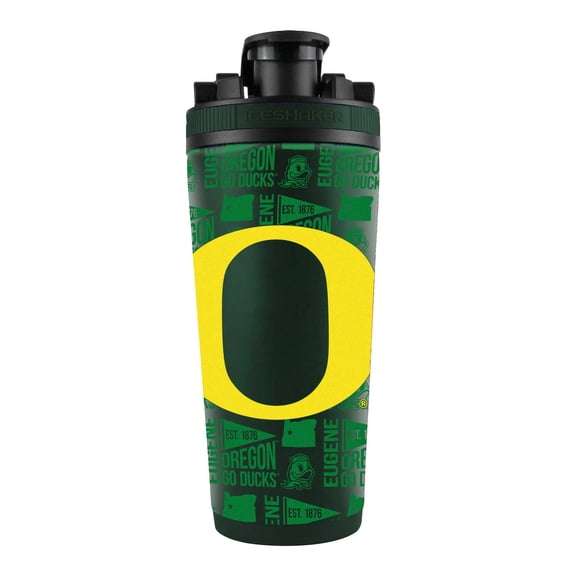 Oregon Ducks 26oz. 4D Stainless Steel Shaker Bottle