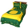thumbnail image 1 of Oregon Ducks 3 Pc Reversible Cotton Comforter Set, 1 Comforter, 2 Shams, Full, 1 of 3