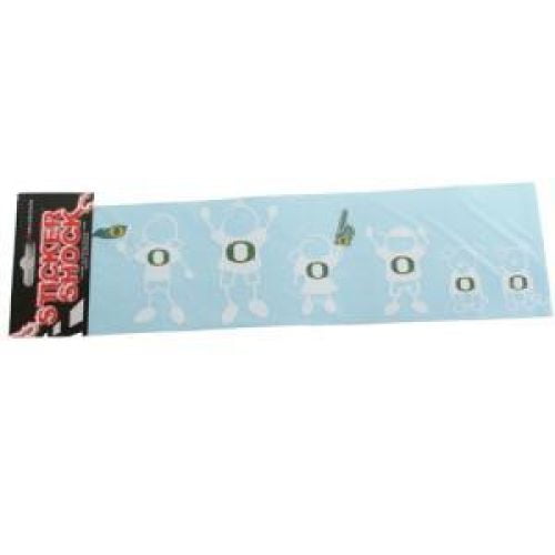 Oregon Ducks 4" X 12" Family Transfer Decal Sheet