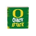 thumbnail image 1 of Oregon Ducks 6" Square Fan Chant Wood Block Shelf Sign, 1 of 3
