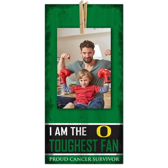 Oregon Ducks 6'' x 12'' Cancer Survivor Toughest Fan Clip Frame