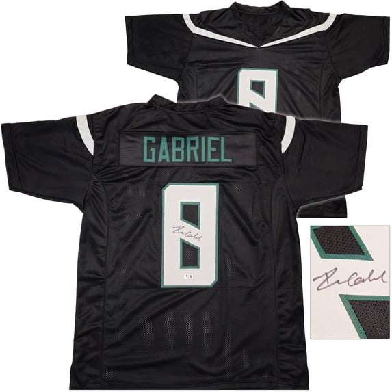Oregon Ducks Dillon Gabriel Autographed Black Jersey Beckett BAS Witness 235757