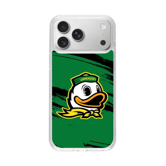Oregon Ducks HD Phone Case Compatible with MagSafe Apple iPhone 17 Pro (Paint) by Affinity Bands