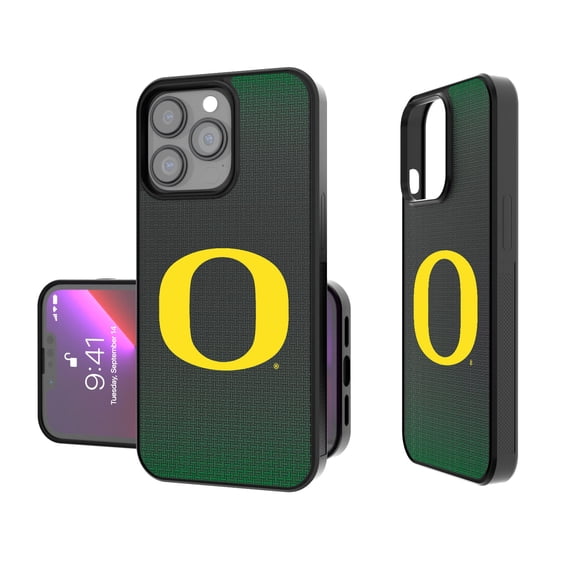 Oregon Ducks Linen Logo iPhone Bump Case