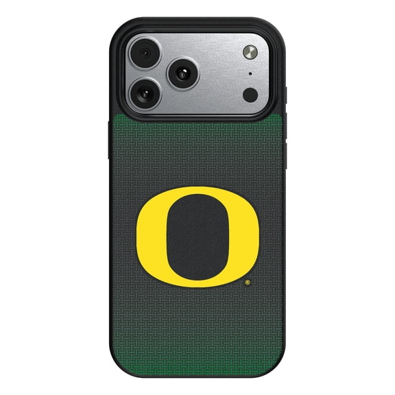 Oregon Ducks Linen Logo iPhone Magnetic Bump Case