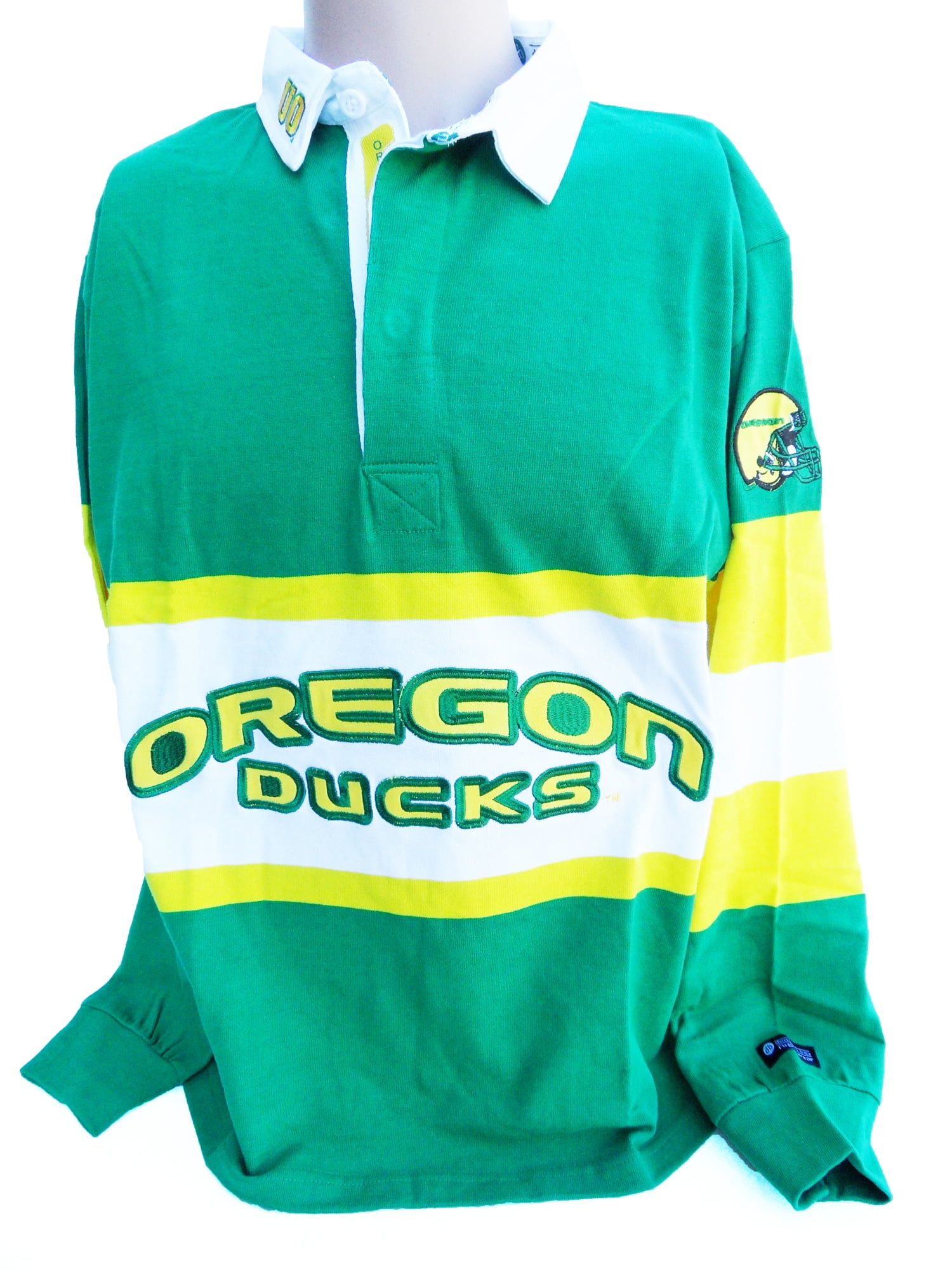 Oregon Ducks Panel Rugby Shirt - Donegal Bay - Unisex - XXL