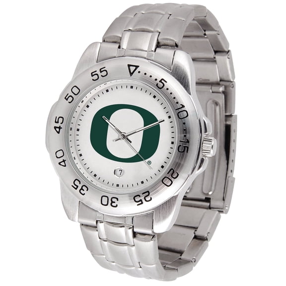 White Oregon Ducks Sport Steel Watch