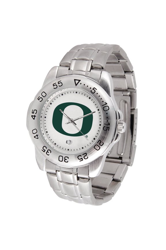 White Oregon Ducks Sport Steel Watch