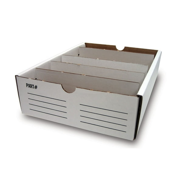 Oregon F00-231 30pc Cardboard Parts Box, 8" x 12"