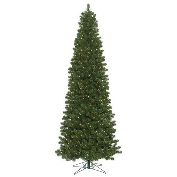 Oregon Fir Slim Dura-Lit Christmas Tree with Clear Lights, 7.5 ft. x 40 in.