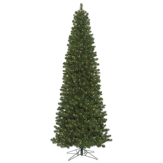 Oregon Fir Slim Dura-Lit Christmas Tree with Clear Lights, 8.5 ft. x 42 in.