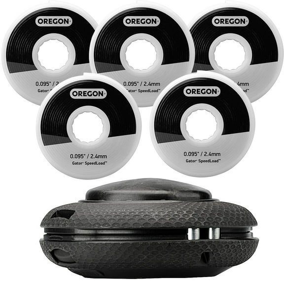 Oregon Gator SpeedLoad Large String Trimmer Head w/5PK Line .095" Echo SRM280