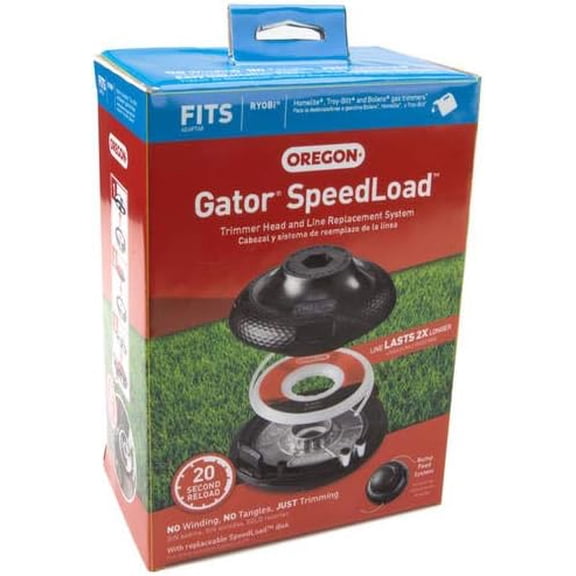 Oregon Gator SpeedLoad Trimmer Head and Line Replacement System 0.095"/2.4mm 24-200-W