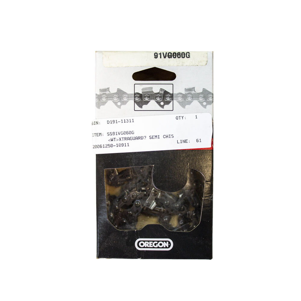Oregon 91VG060G Xtra Guard Semi Chisel Chainsaw Chain 3/8