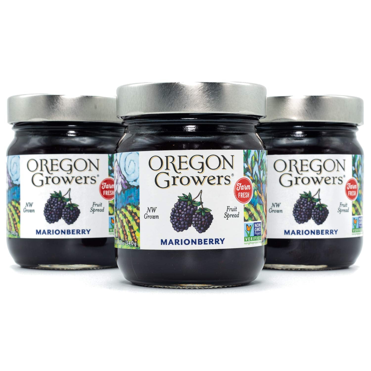 Oregon Growers, Marionberry Jam Marionberry Fruit Spread, Blackberry