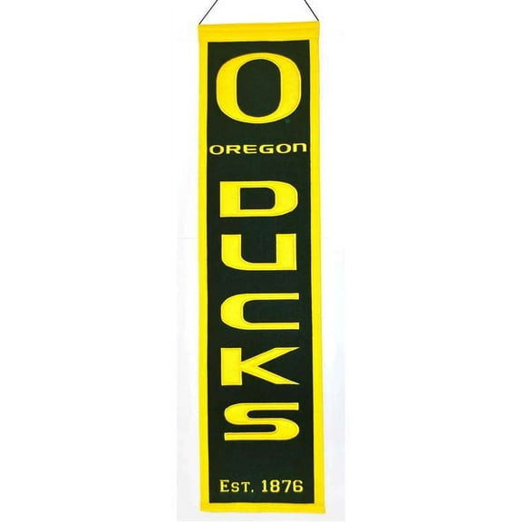 Oregon 8"x32" Wool Banner Heritage