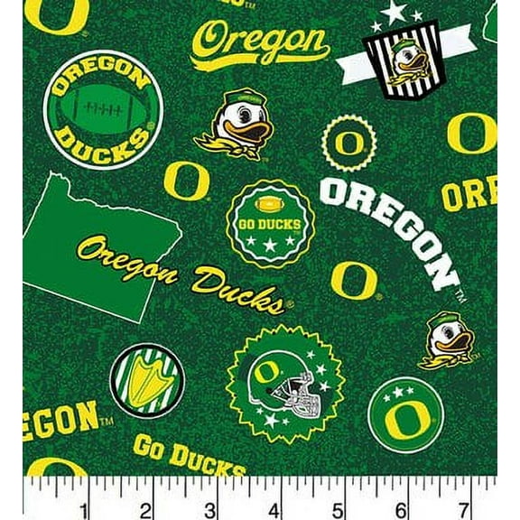 Oregon Home State 100% Quilting Cotton Fabric, by the yard
