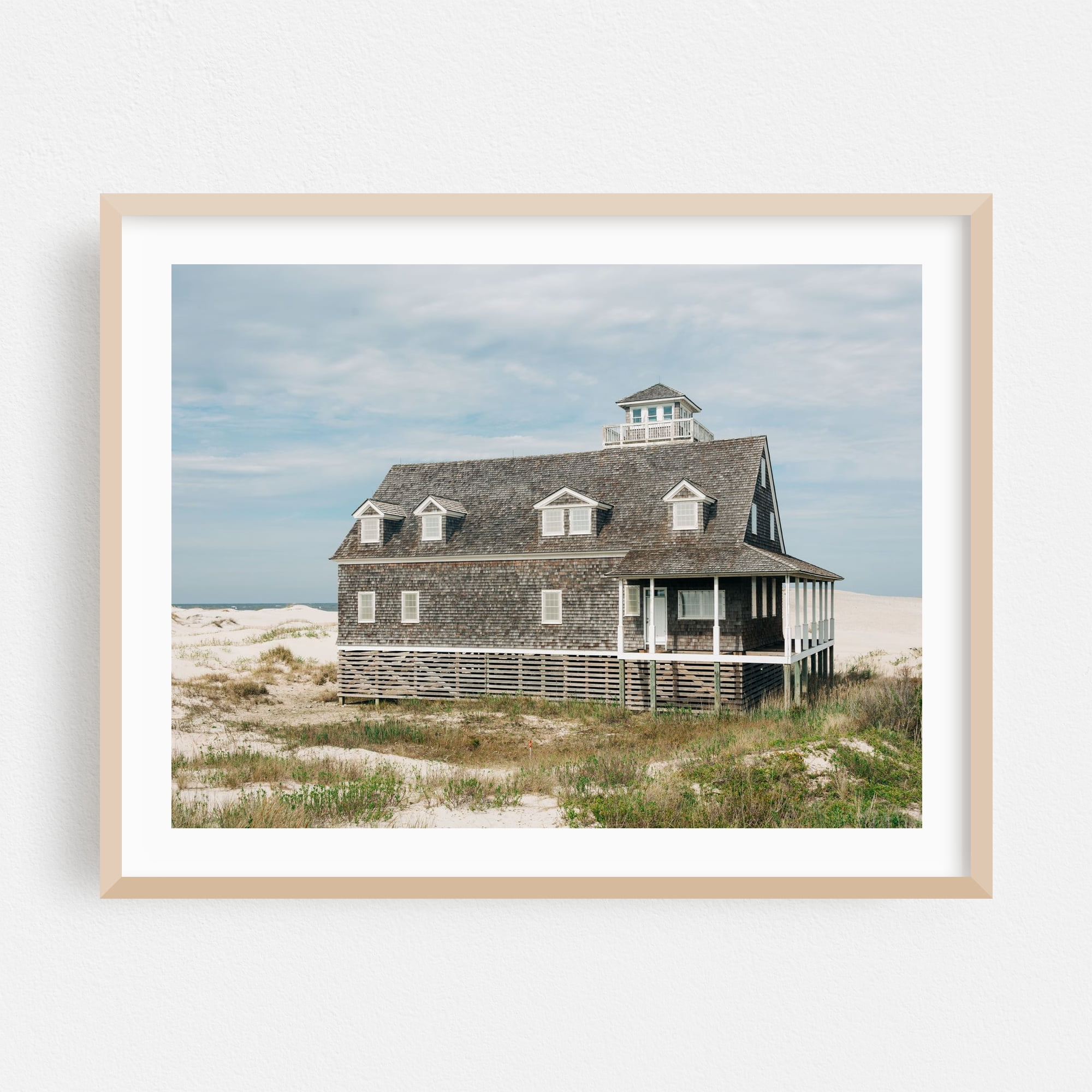 Rustic Ocean Oregon Inlet Lifesaving Station 01 - North Carolina Photography Beach ...