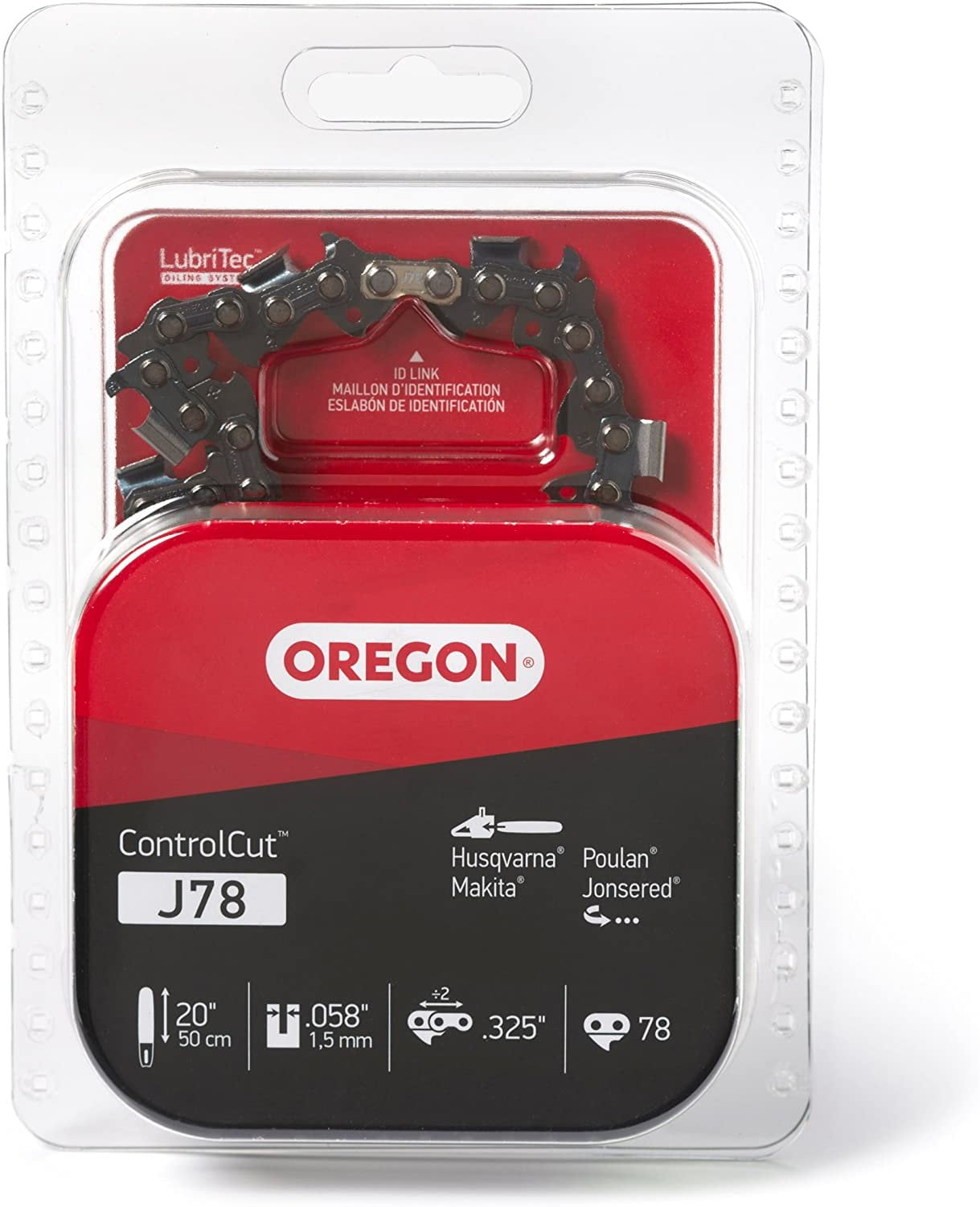 Oregon ControlCut Chainsaw Chain J78 - Fits 20 In Bar, Husqvarna ...