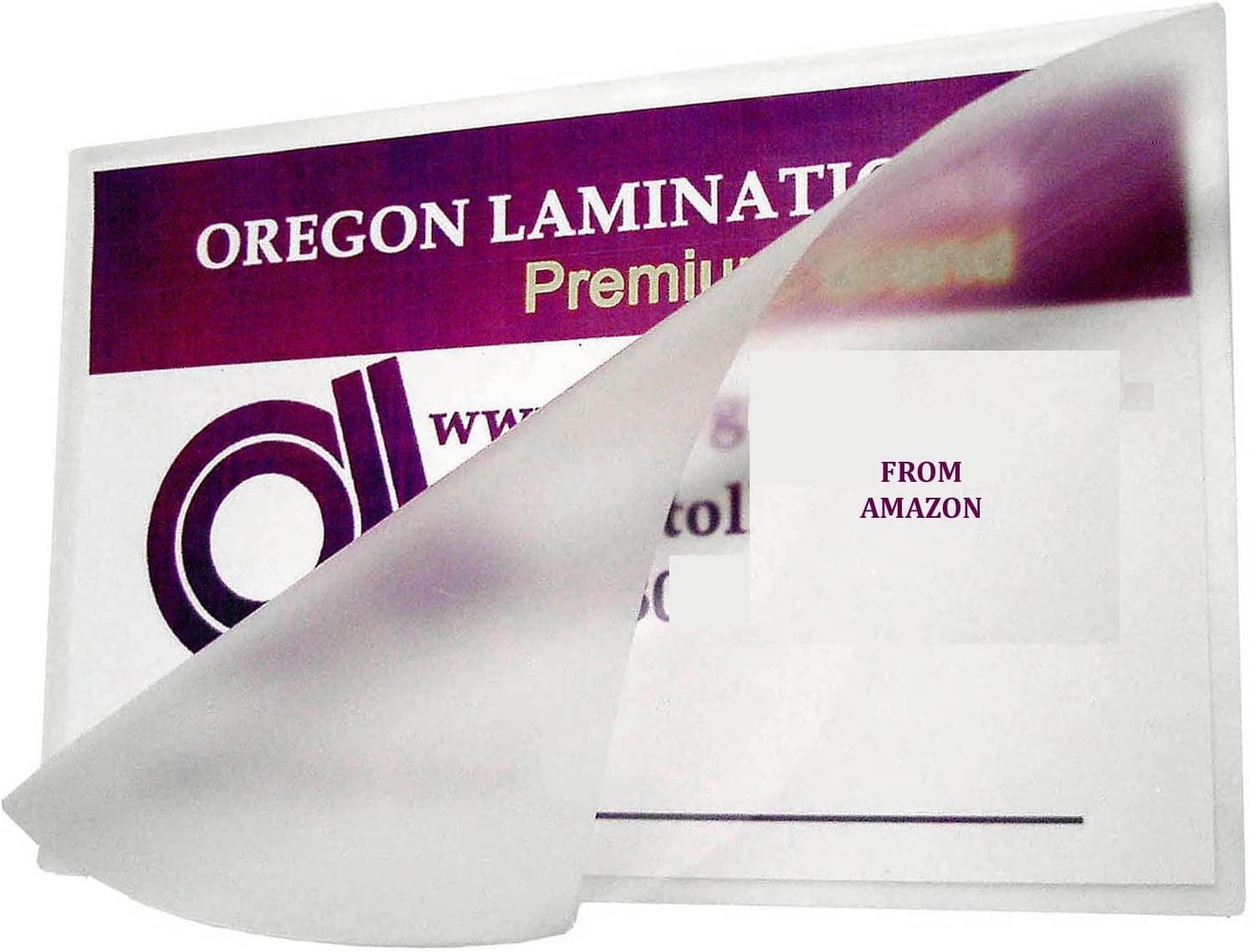 Oregon Lamination 3 Mil Laminating Pouches – 9" X 11.5", Pack Of 500, Clear Glossy Finish