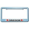 thumbnail image 1 of Oregon Love with Hearts License Plate Frame, 1 of 1