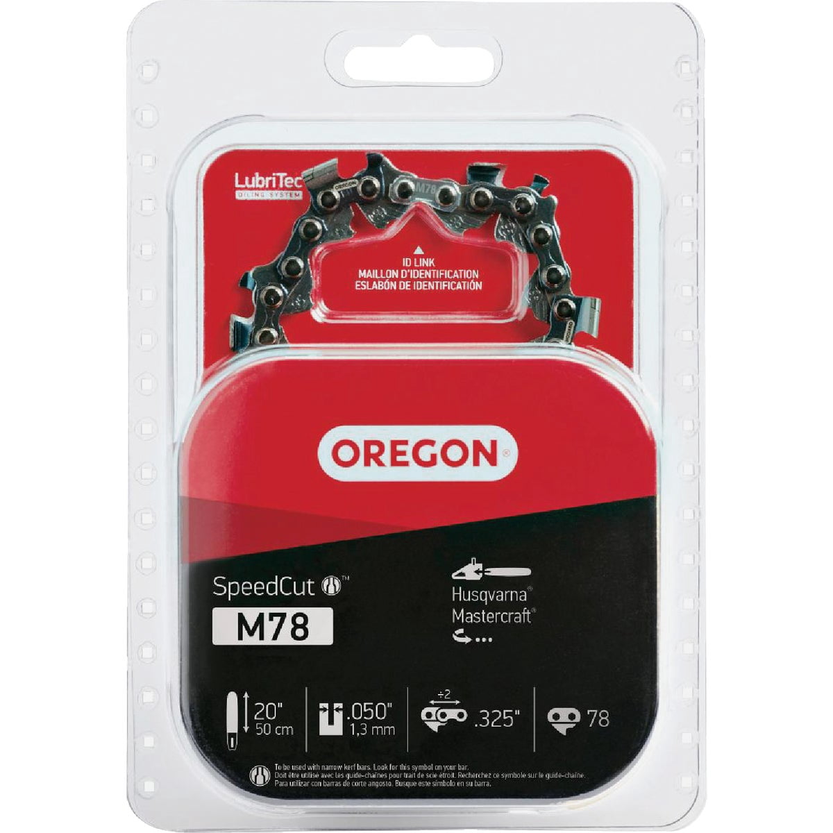 Oregon SpeedCut Chainsaw Chain M78 - Fits Husqvarna, Mastercraft - 20 ...