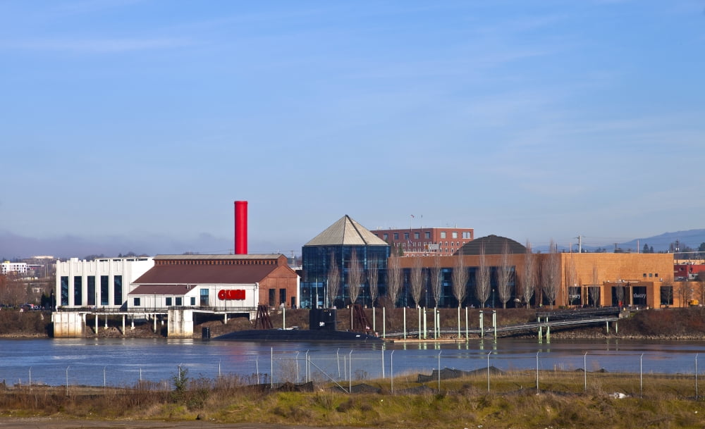 Oregon Museum of Science and Industry Portland Oregon USA Canvas Art - Panoramic Images (40 x 24)