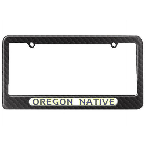 Oregon Native - State Pride License Plate Frame