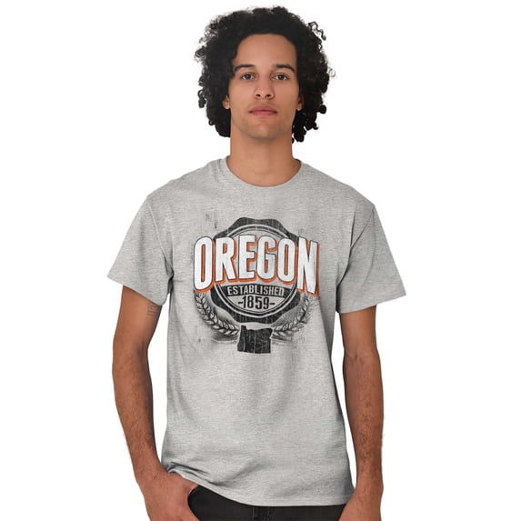 Oregon OR Student Campus Pride Seal Plus Size Crewneck Graphic Tee Shirt Brisco Brands 3X