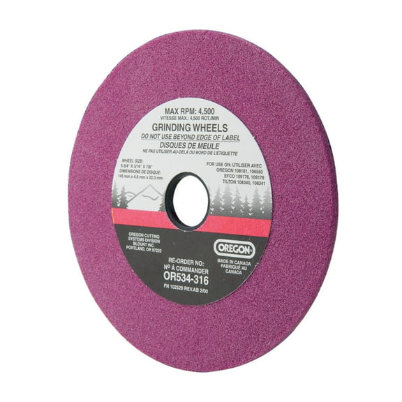 Oregon OR534-316A Grinding Wheel 3 16" Inch Chainsaw Sharpening