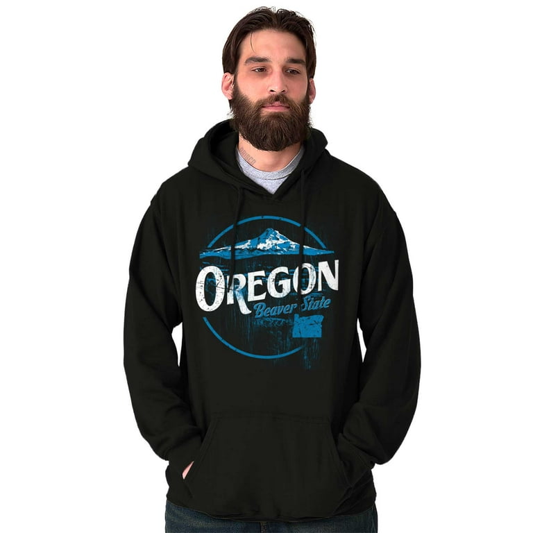 Oregon Pacific Crest Mountains Retro Hoodie Sweatshirt Women Men