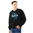 thumbnail image 1 of Oregon Pacific Crest Mountains Retro Sweatshirt for Men or Women Brisco Brands S, 1 of 6
