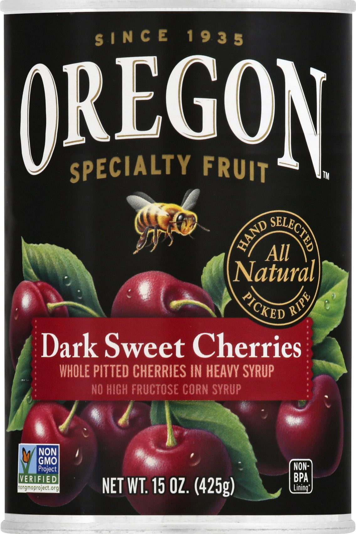Oregon Pitted Dark Sweet Cherries 15 oz (Pack Of 8)