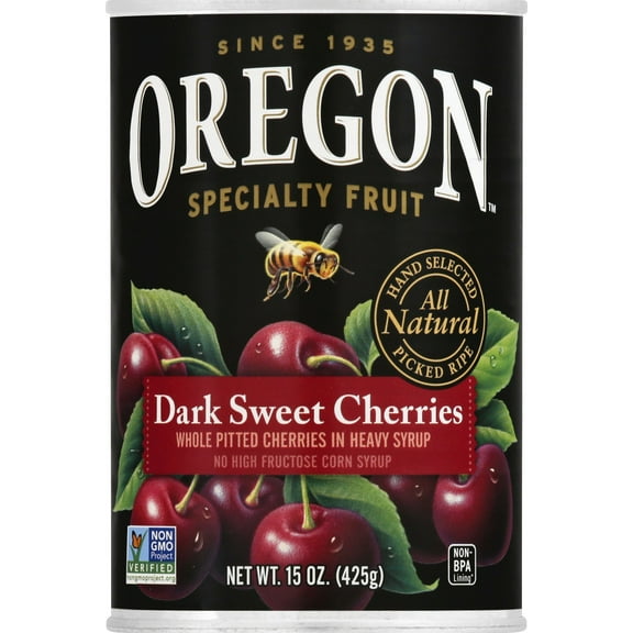 Oregon Pitted Dark Sweet Cherries 15 oz (Pack Of 8)