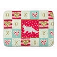 thumbnail image 1 of Oregon Rex 2 Cat Love Machine Washable Memory Foam Mat Red, 1 of 4