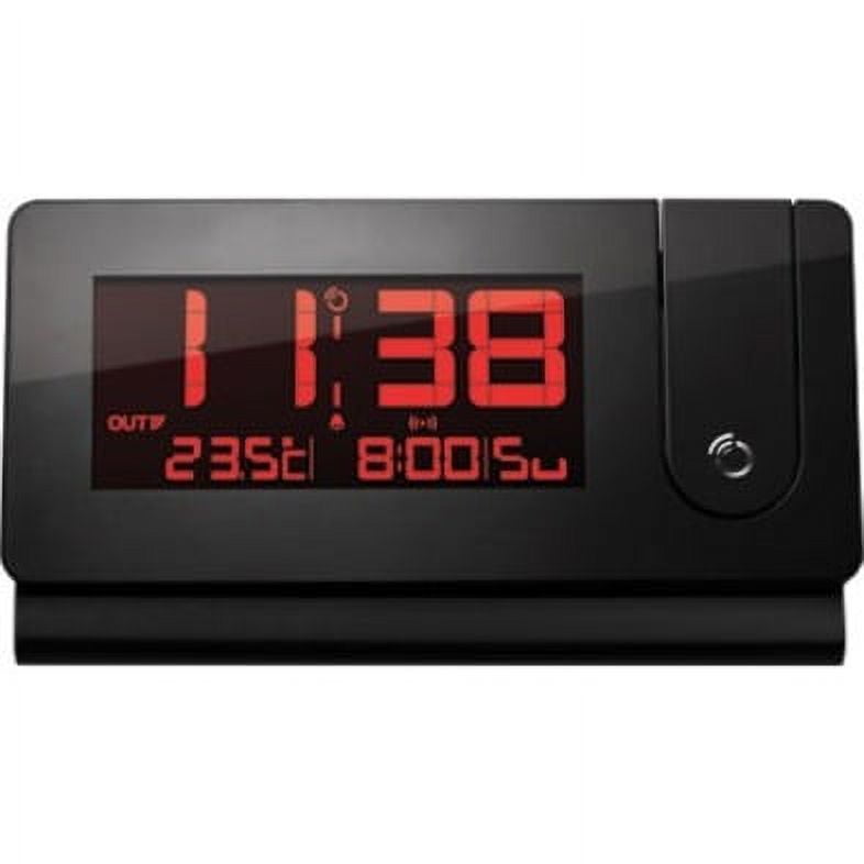 Oregon Scientific Slim Black Line Projection Clock