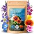 thumbnail image 1 of Created By Nature Oregon Wildflower Seed Mix, 20 Flower Varieties, 60,000 Seeds, 1 of 6