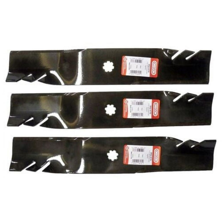 Oregon Set of 3 Longer Life 592 616 Gator Fusion G5 3 in 1 Mulching Blades to Re