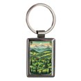 thumbnail image 1 of Oregon State Beautiful Scene Metal Rectangle Keychain, 1 of 7