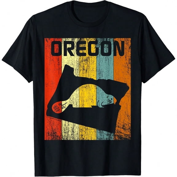 Oregon State Beaver T-Shirt 70s Disco Vintage Souvenir Shirt T-Shirt.