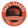 thumbnail image 1 of Oregon State Beavers 16" Dad's Garage Wood Sign, 1 of 1