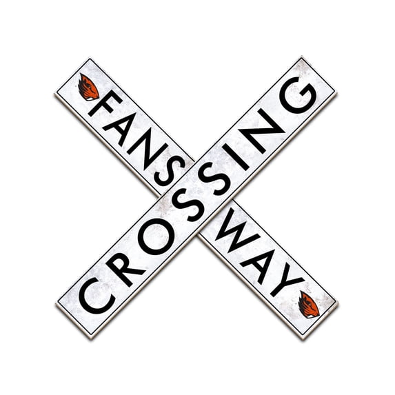 Oregon State Beavers 48" Fans Way Crossing Sign