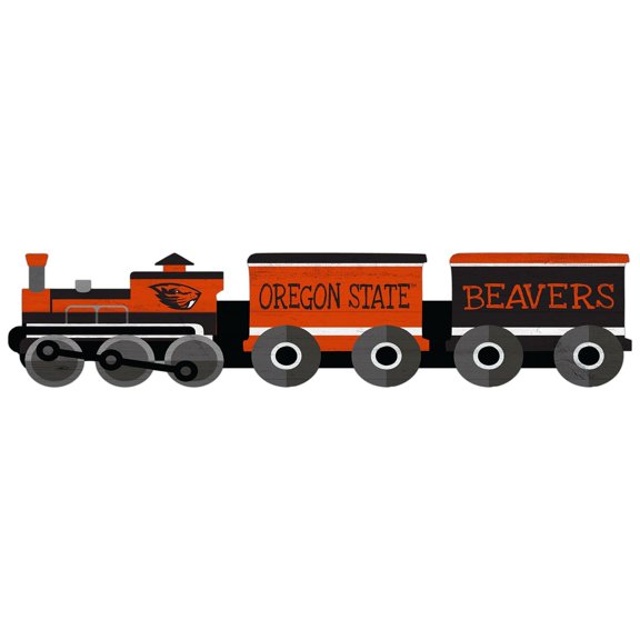Oregon State Beavers 6'' x 24'' Train Cutout Sign