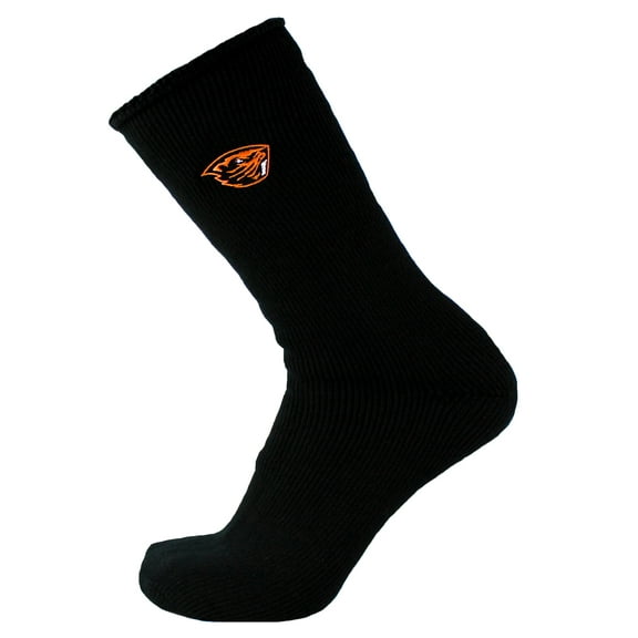 Oregon State Beavers Black Thermal Sock - Donegal Bay - Unisex - One Size - Mid-Calf