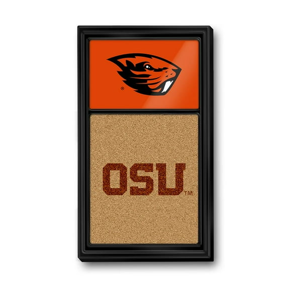 Oregon State Beavers: Dual Logos - Cork Note Board